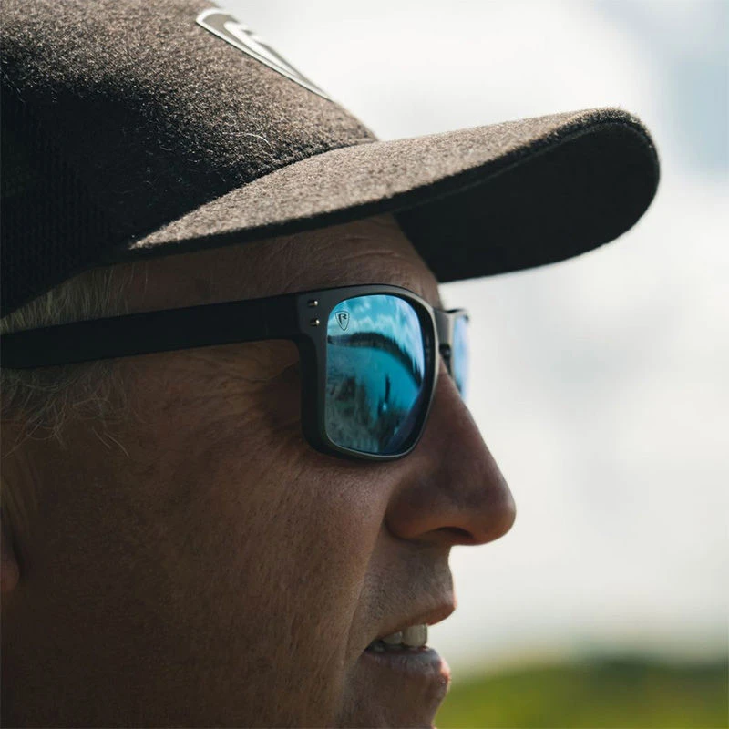 Fox Rage Transparent Black Brown Lens Mirror Blue Eyewear